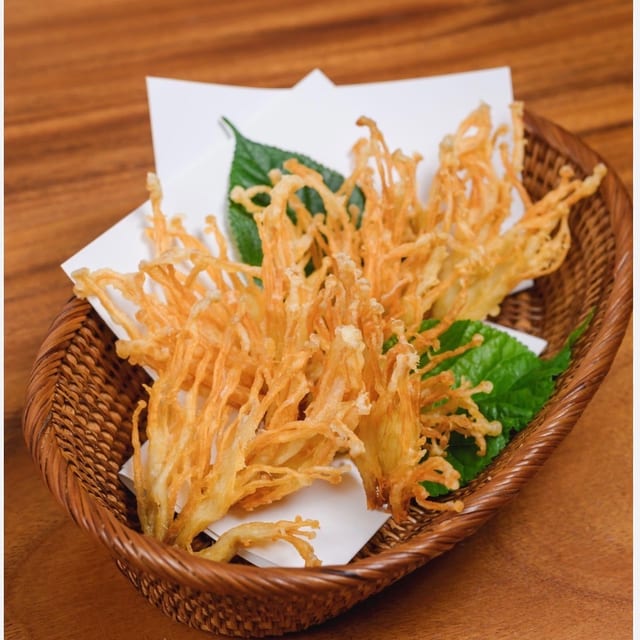 Salt and Pepper Enoki Mushrooms-Appetizer Special.