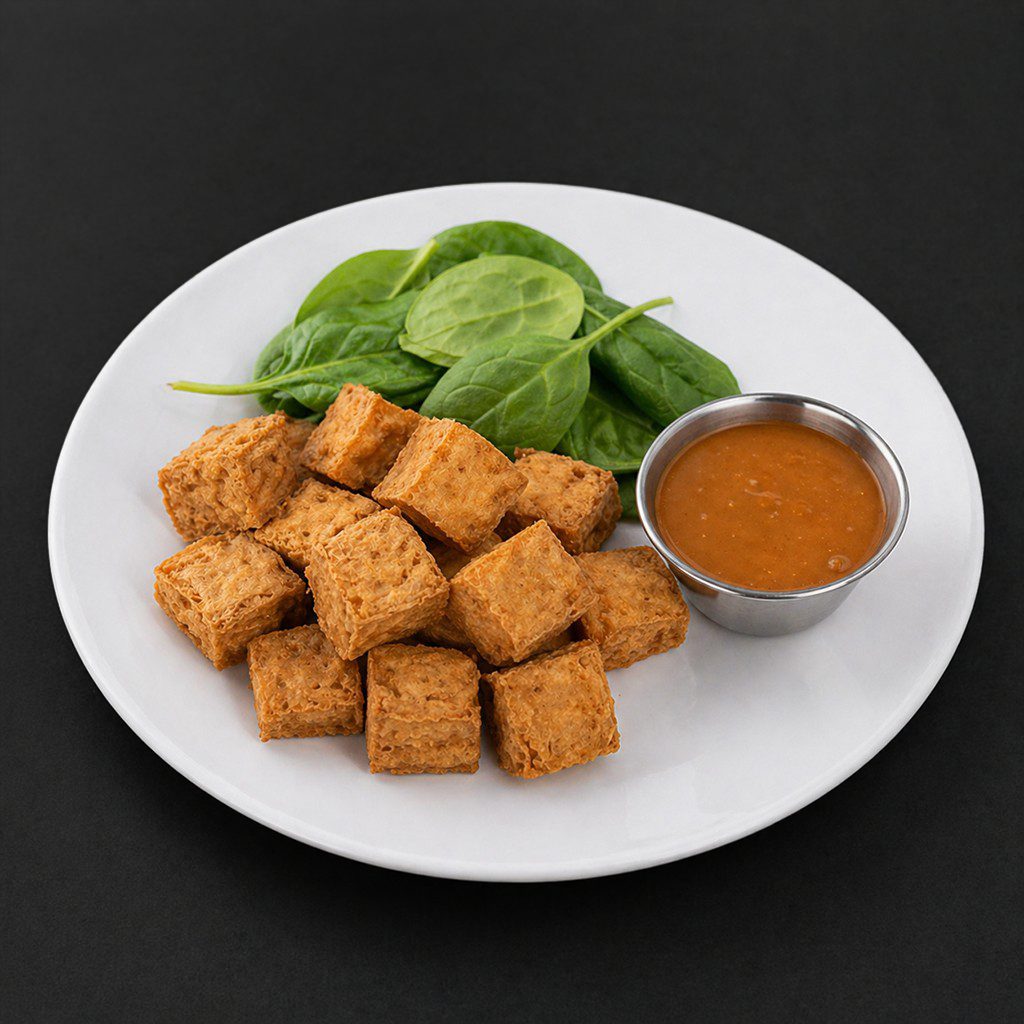 Vegan Tofu Squares.