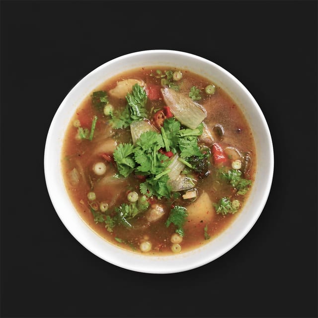 Spicy Sour Soup (Thom Yum).