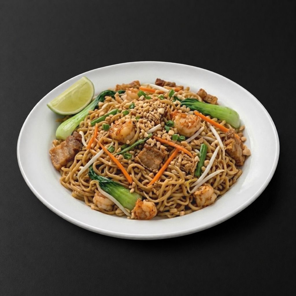 The OG Shrimp & Pork Belly Ramen Padt Thai.