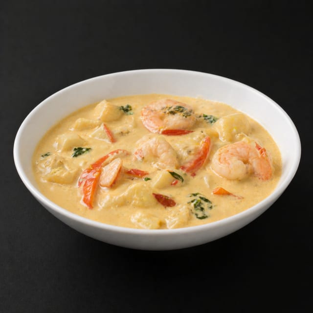 Shrimp Pineapple Curry.